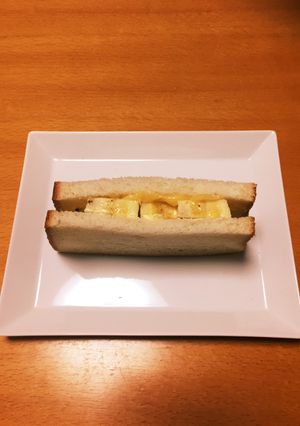 ❁カスタードとバナナのサンドイッチ❁-レシピのメイン写真