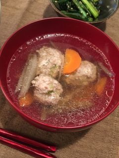 ほっこり鶏だんご汁-レシピのメイン写真