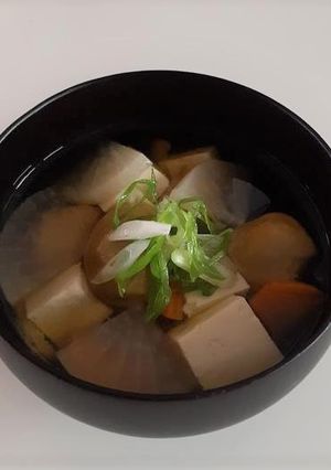 介護食　いわしのつみれ団子汁-レシピのメイン写真