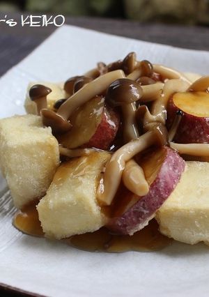 さつまいもと豆腐の揚げ出し-レシピのメイン写真