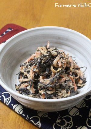 にんじんとひじきとツナのマヨ味噌和え-レシピのメイン写真