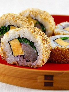 胡麻巻き寿司-レシピのメイン写真