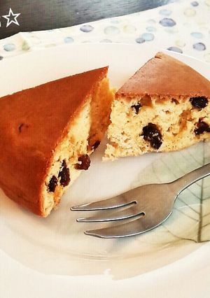 超簡単★炊飯器で作るきなこレーズンケーキ-レシピのメイン写真