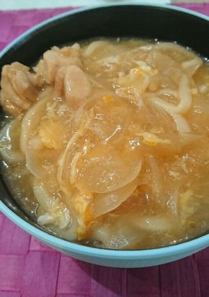 親子うどん-レシピのメイン写真