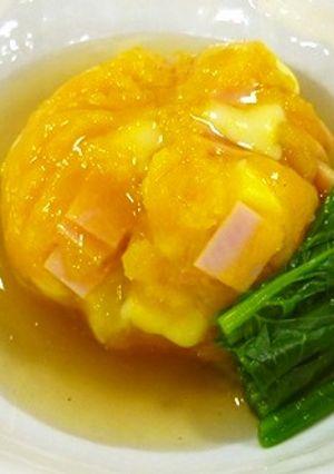 かぼちゃのチーズ茶巾-レシピのメイン写真