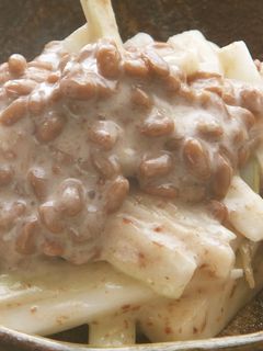 山うどの納豆梅肉和え-レシピのメイン写真