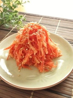 金時人参のわさびごまポン和え-レシピのメイン写真