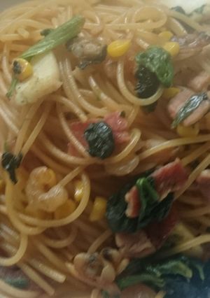 醤油が香ばしいスパゲティジャポネーゼ-レシピのメイン写真