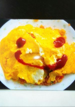 にこにこおむらいす-レシピのメイン写真