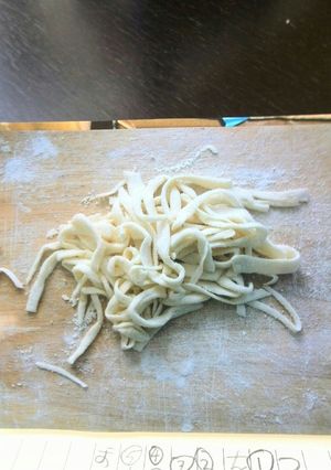 手うちうどん-レシピのメイン写真