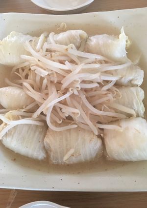 白胡麻坦々風・白菜の豚ひき包み-レシピのメイン写真