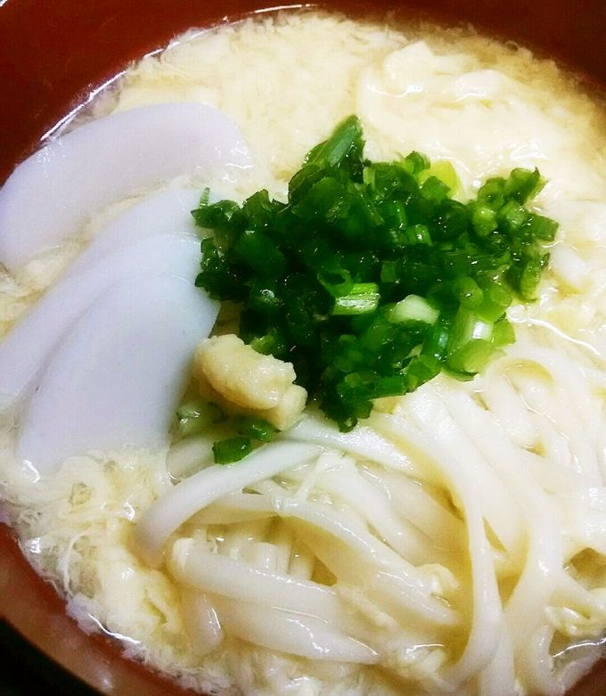 体も心もポカポカ!ふわふわかき玉うどん♪-レシピのメイン写真