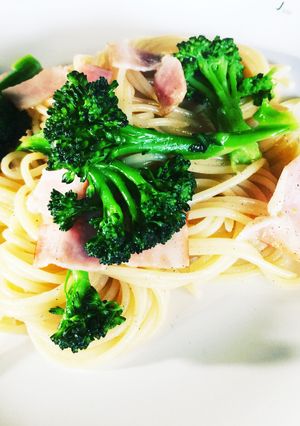 ブロッコリーベーコン簡単パスタ-レシピのメイン写真