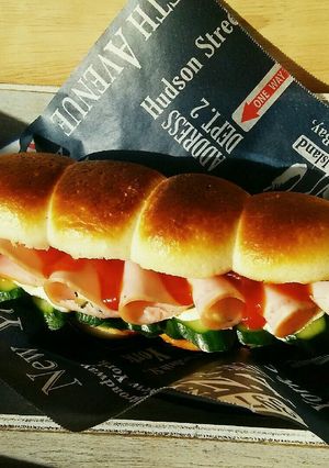 焼きまんdeサブウェイ風サンドイッチ-レシピのメイン写真
