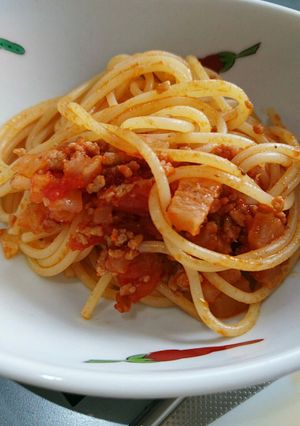 大根のミートソーススパゲッティ-レシピのメイン写真