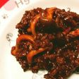 作り置き◆合挽き肉とシメジの肉味噌