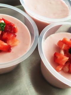 失敗なし!子供も大好き苺ババロア-レシピのメイン写真