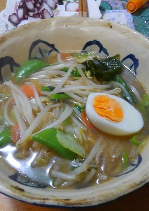 中華風味噌汁ラーメン-レシピのメイン写真
