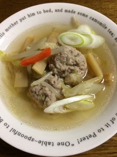野菜たっぷりメンマ入り肉団子スープ-レシピのメイン写真