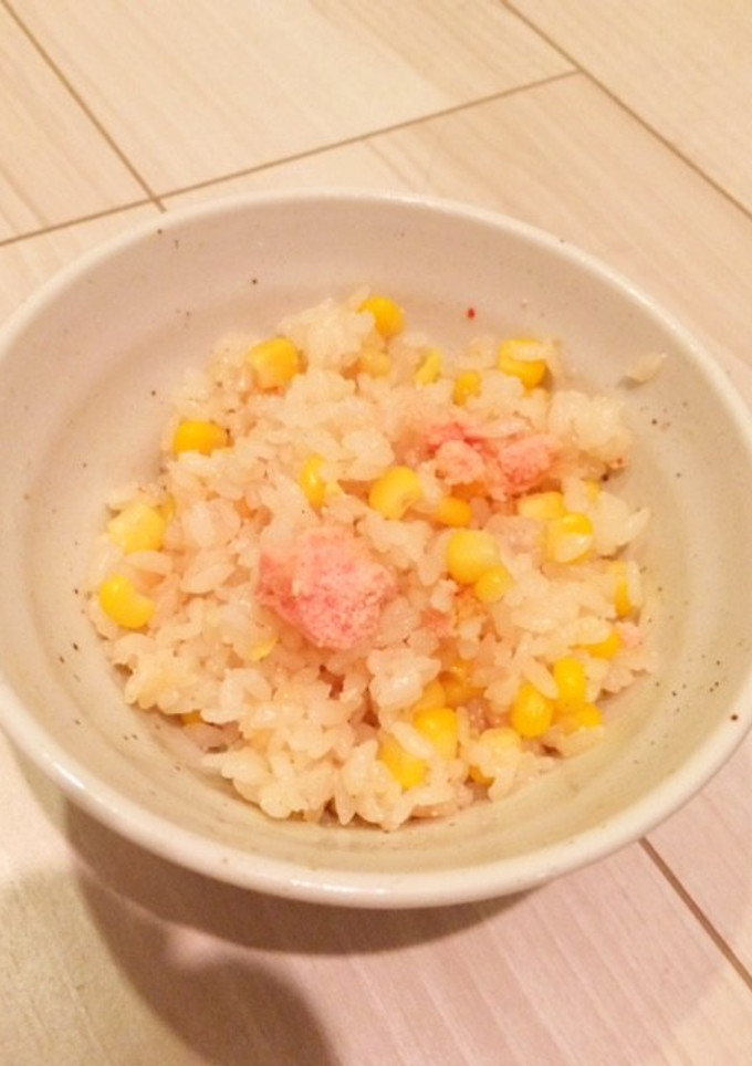簡単混ぜるだけ！明太とうもろこしご飯♡-レシピのメイン写真