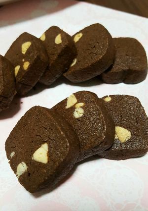 バレンタイン♡チョコチップココアクッキー-レシピのメイン写真