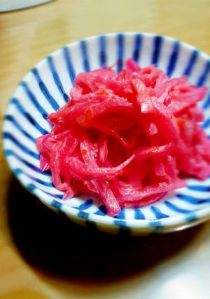 紫大根の梅マヨ和え-レシピのメイン写真