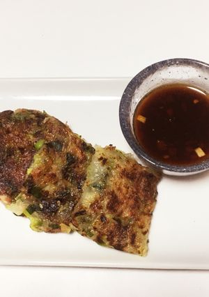 野菜の捨てちゃう部分で節約チヂミ-レシピのメイン写真