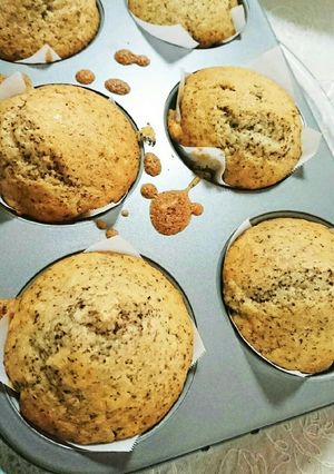 卵バター牛乳なし☆ふわふわ紅茶マフィン-レシピのメイン写真