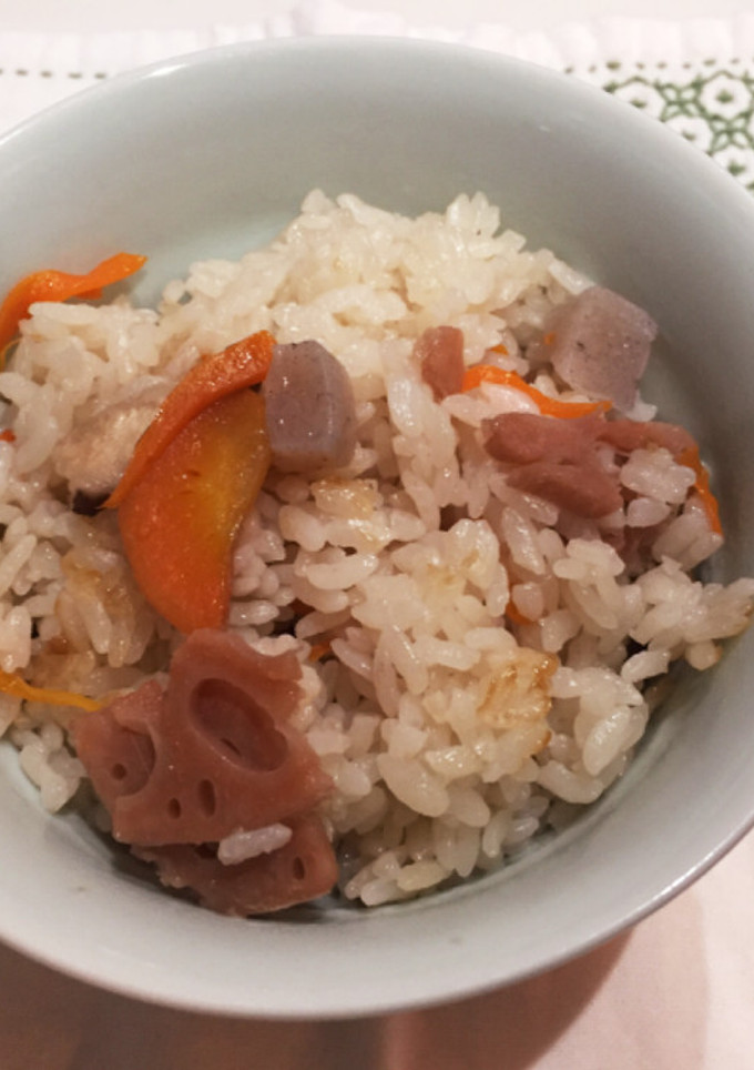 捨てないで！残ったおでんで炊き込みご飯-レシピのメイン写真