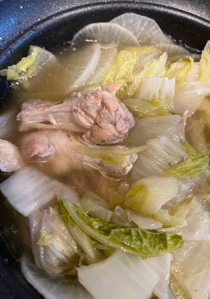 簡単！手羽の鶏塩鍋-レシピのメイン写真
