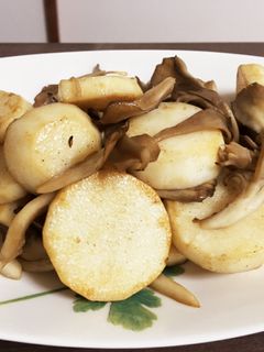 大和芋と舞茸のバター炒め-レシピのメイン写真