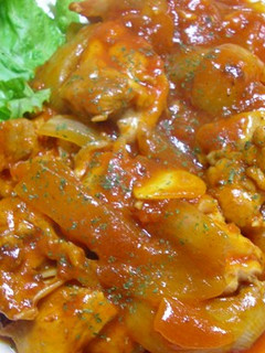 簡単♪ ウマい☆ 鶏肉のミートソース煮-レシピのメイン写真
