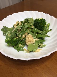 雑穀そぼろ 春菊サラダ-レシピのメイン写真