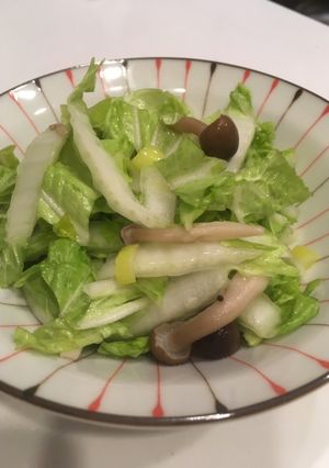 ミニ白菜のエゴマ油サラダ-レシピのメイン写真
