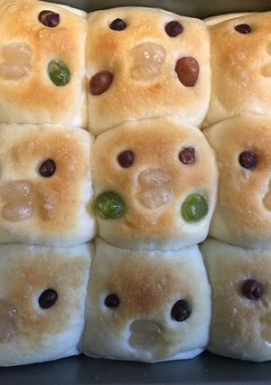 インコちぎりあんパン-レシピのメイン写真