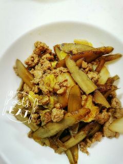 簡単◎白菜、ごぼう、ひき肉の甘辛煮-レシピのメイン写真