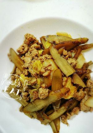 簡単◎白菜、ごぼう、ひき肉の甘辛煮-レシピのメイン写真
