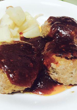 ハンバーグ-レシピのメイン写真