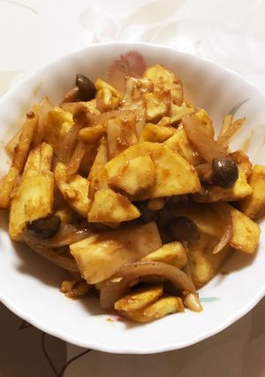 ☆さつまいもときのこの味噌バター風☆-レシピのメイン写真