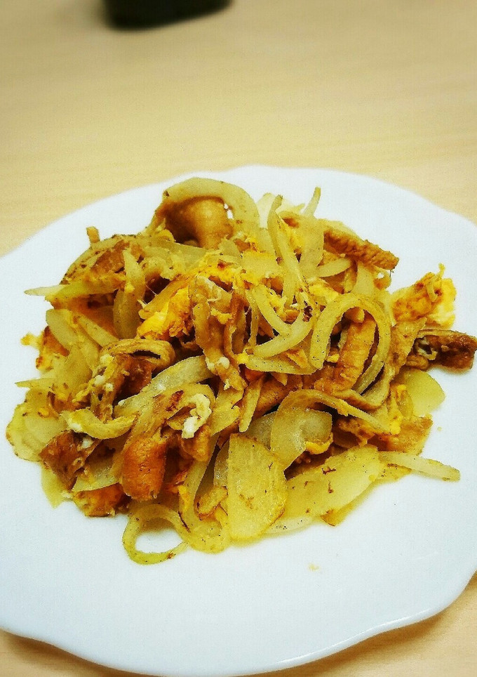 玉ねぎと麸の卵炒め-レシピのメイン写真