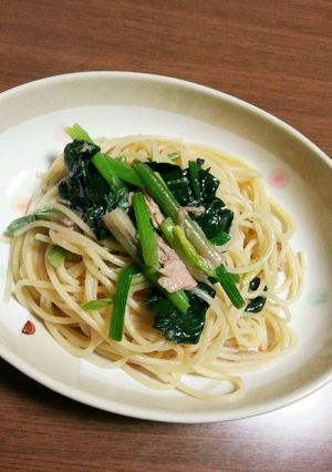 ほうれん草とツナのパスタ-レシピのメイン写真