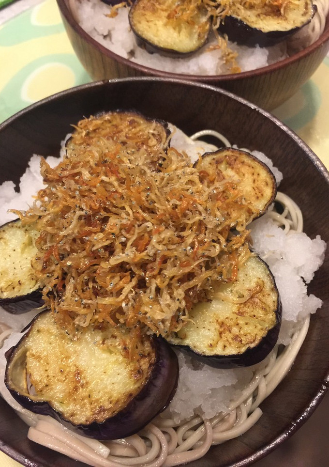 じゃこと茄子・大根おろしの蕎麦　さっぱり-レシピのメイン写真