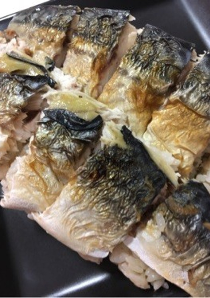 焼き鯖の押し寿司-レシピのメイン写真