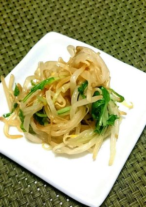 もやしと水菜のナムル-レシピのメイン写真