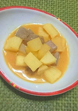 里芋と蒟蒻と大根の味噌煮-レシピのメイン写真
