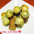 ♡チーズ入りちくわの磯部揚げ♡