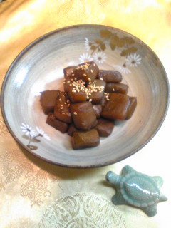 こんにゃくのすっぽん煮-レシピのメイン写真