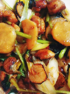 カブと鶏もも肉のニンニク醤油炒め-レシピのメイン写真