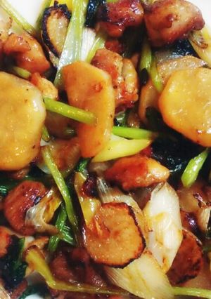 カブと鶏もも肉のニンニク醤油炒め-レシピのメイン写真