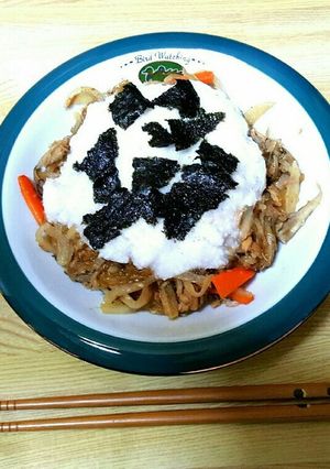 春雨のヘルシー和風パスタ風〜とろろがけ-レシピのメイン写真